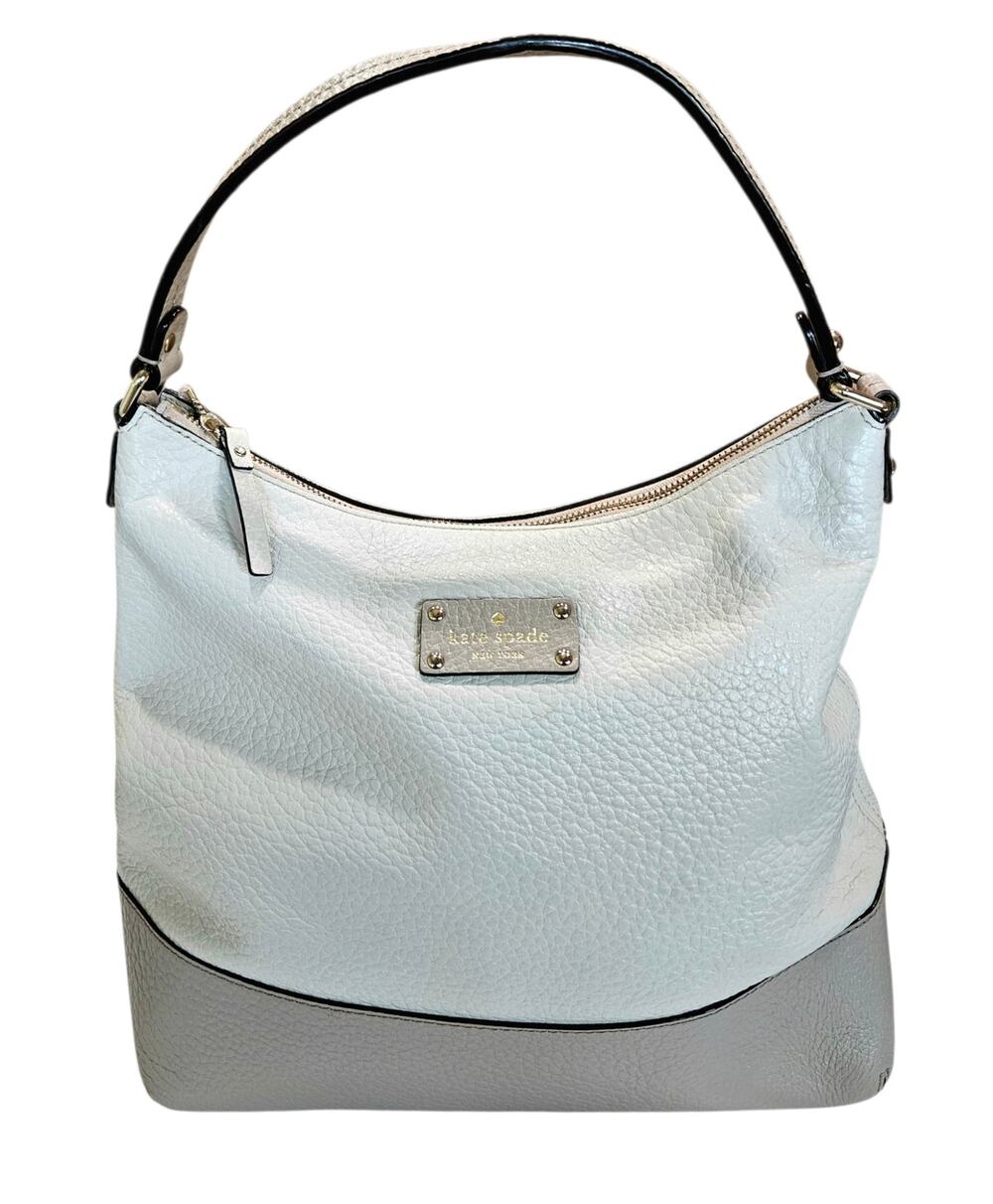 Kate Spade Bay Street Lexie Pebbled Leather Color Block Shoulder/Hobo Bag